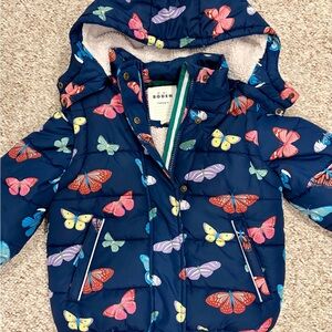 Mini Boden Sherpa Lined Puffer Coat